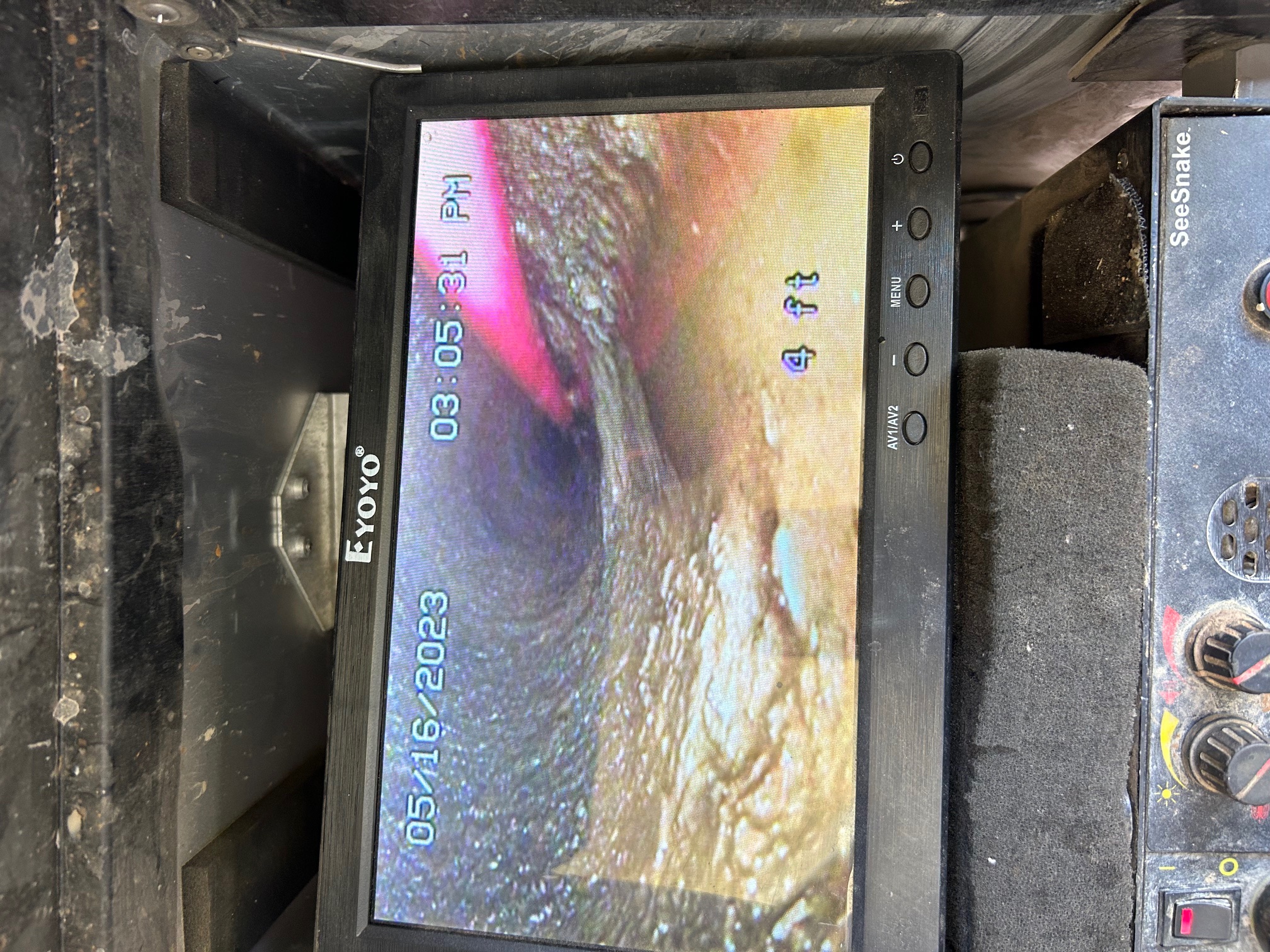 High-resolution sewer camera inspection